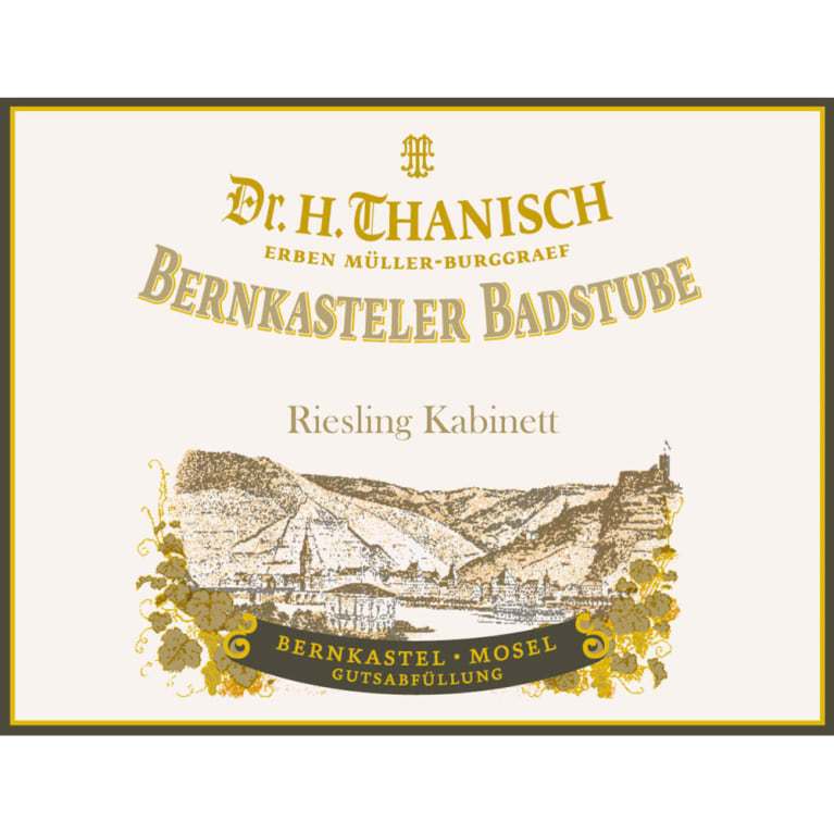 Dr. H. Thanisch (Erben Müller-Burggraef) Bernkasteler Badstube Riesling Kabinett 2020 Front Label