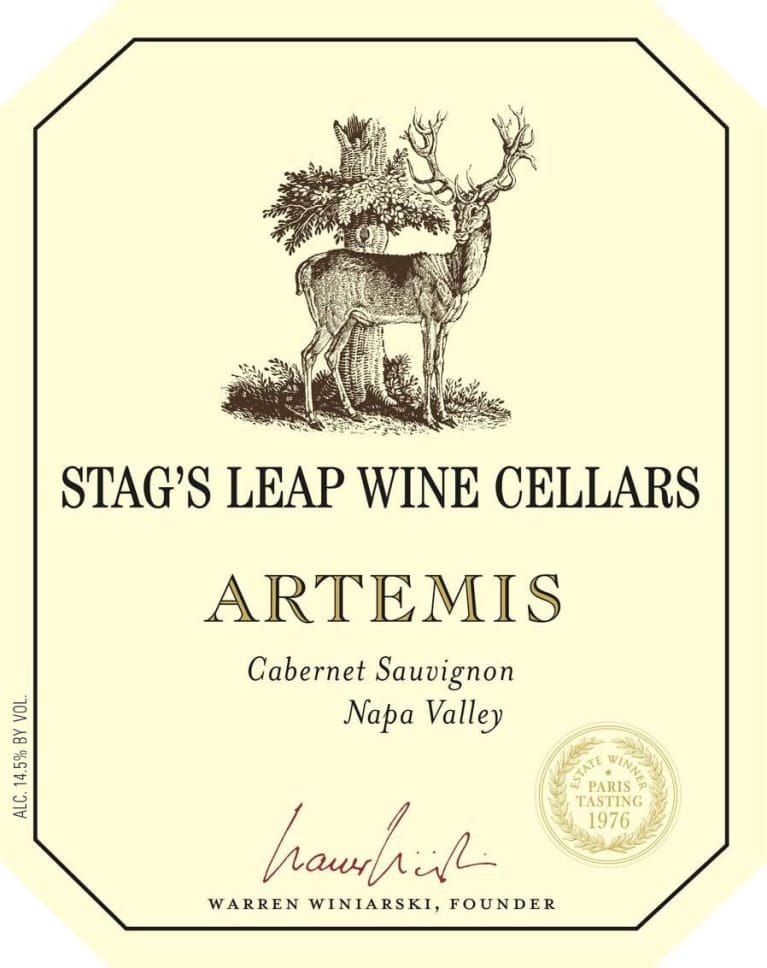 Stag's Leap Wine Cellars Artemis Cabernet Sauvignon 2019 Front Label