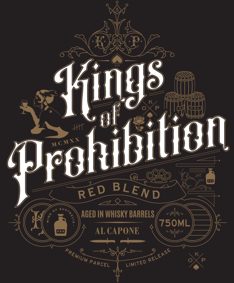 Kings of Prohibition Red Blend Front Label