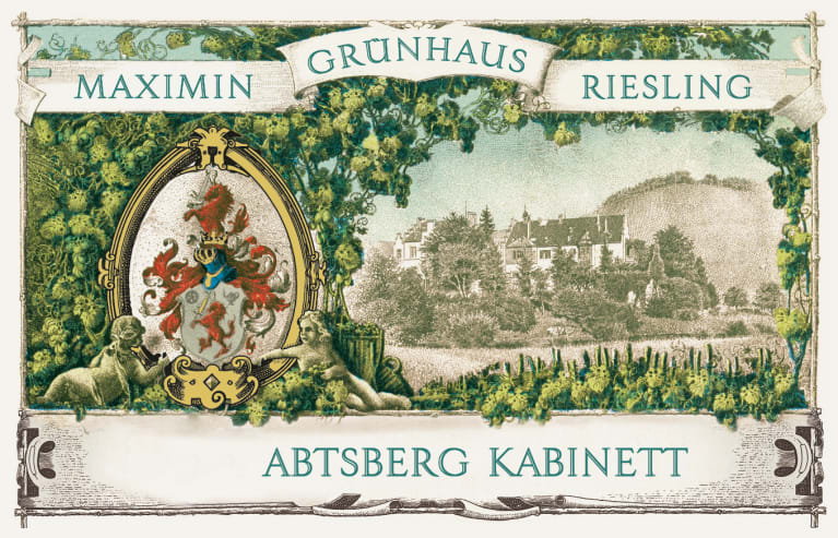 Maximin Grunhaus Abtsberg Riesling Kabinett 2020 Front Label