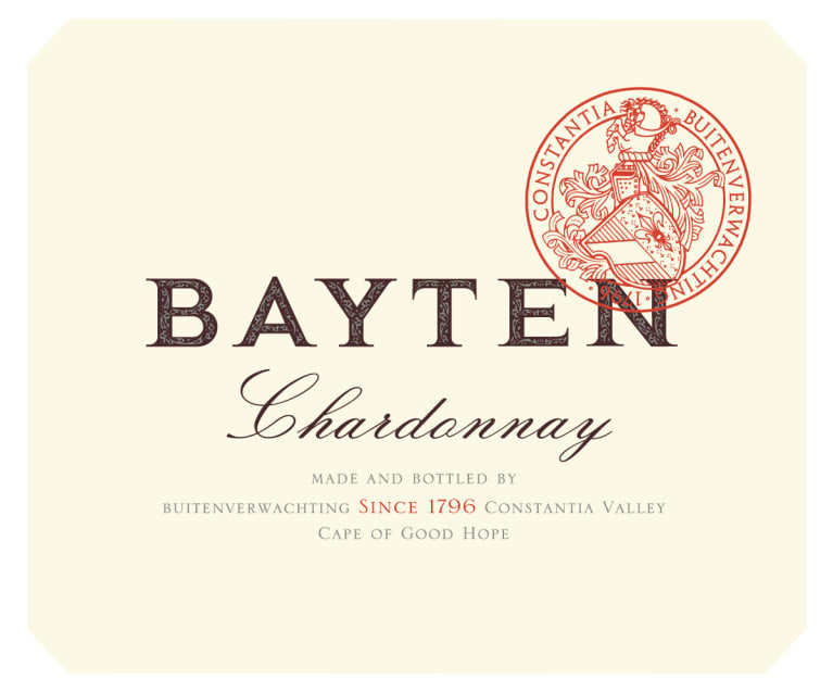 Bayten Buitenverwachting Chardonnay 2018 Front Label