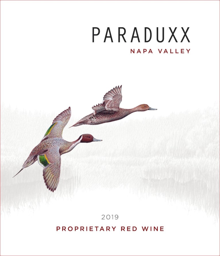 Paraduxx Proprietary Red 2019 Front Label