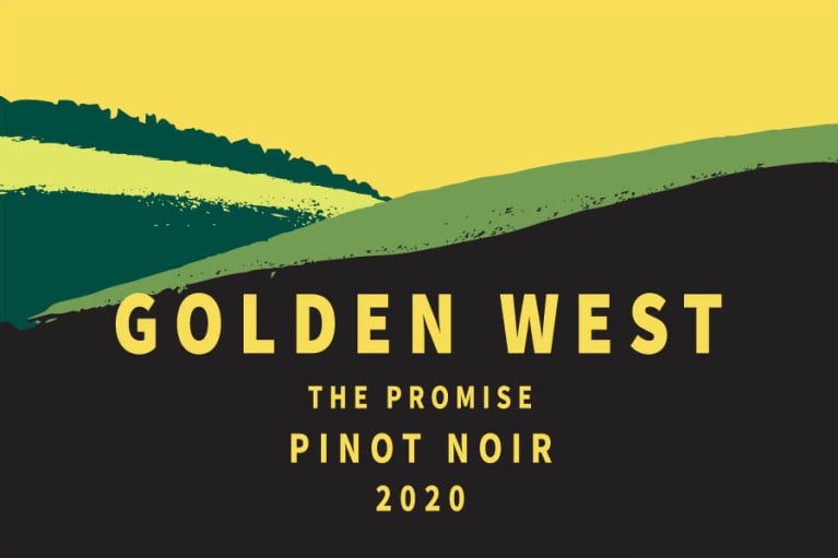 Golden West Pinot Noir 2020 Front Label