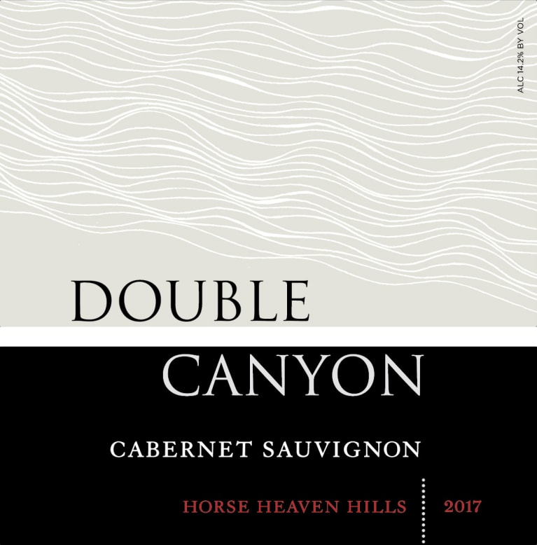 Double Canyon Horse Heaven Hills Cabernet Sauvignon 2017 Front Label