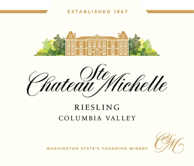 Chateau Ste. Michelle Columbia Valley Riesling 2021 Front Label