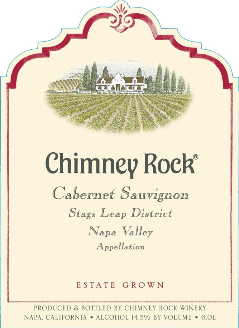 Chimney Rock Stags Leap District Cabernet Sauvignon 2016 Front Label