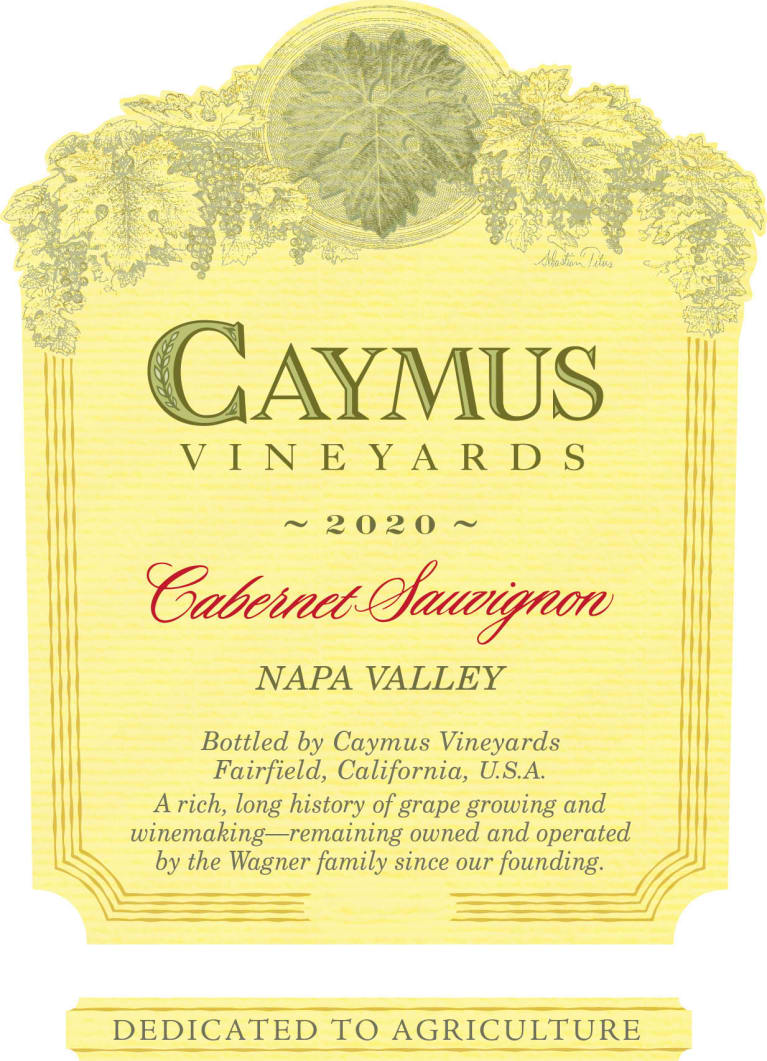 Caymus Napa Valley Cabernet Sauvignon (1.5 Liter Magnum) 2020 Front Label