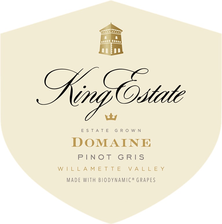King Estate Domaine Pinot Gris 2019 Front Label