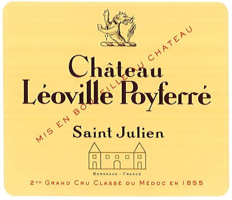 Chateau Leoville Poyferre 2018 Front Label