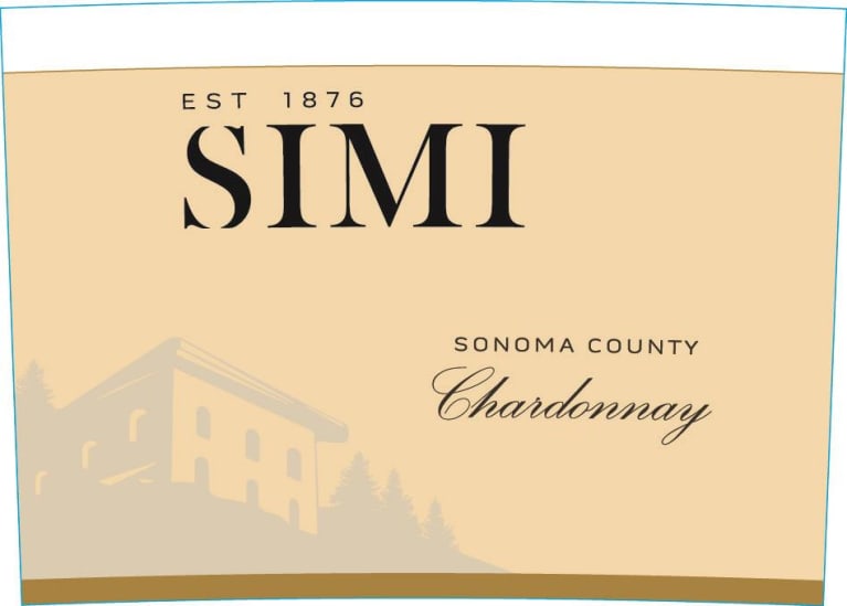 Simi Sonoma County Chardonnay 2020 Front Label
