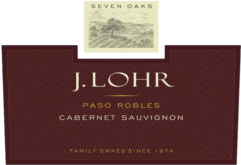 J. Lohr Estates Seven Oaks Cabernet Sauvignon 2019 Front Label