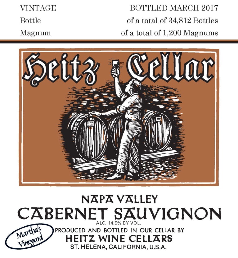 Heitz Cellar Martha's Vineyard Cabernet Sauvignon (1.5 Liter Magnum) 2014 Front Label