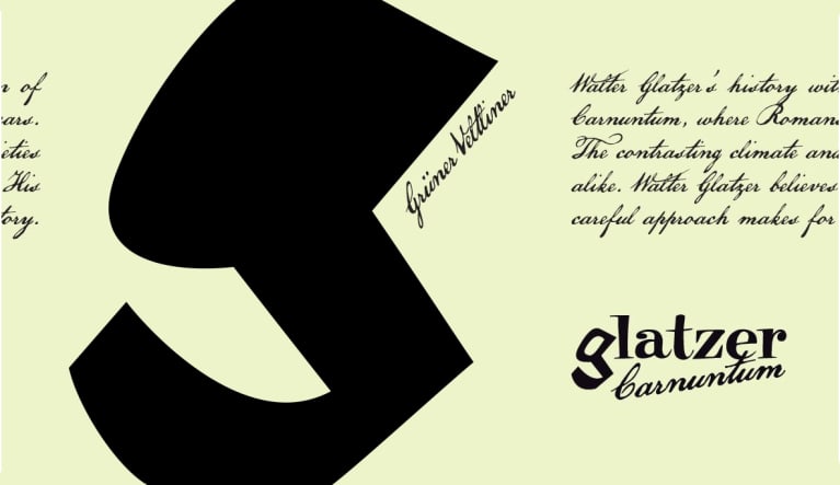 Glatzer Carnuntum DAC Gruner Veltliner 2020 Front Label