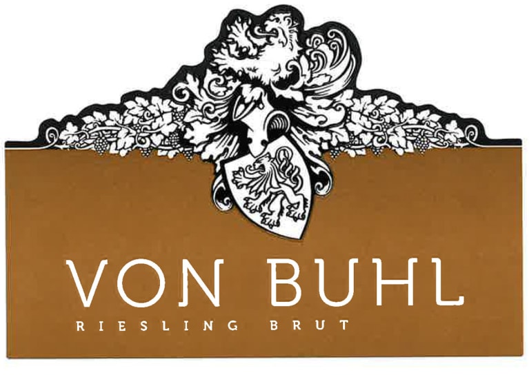 Von Buhl Pfalz Riesling Brut Sekt 2018 Front Label