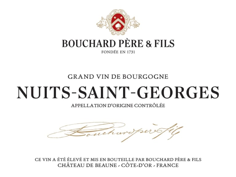 Bouchard Pere & Fils Nuits-Saint-Georges 2017 Front Label