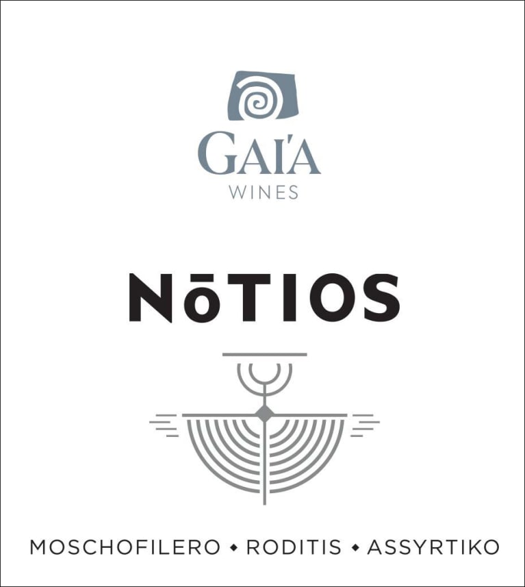 Gaia Notios White 2021 Front Label