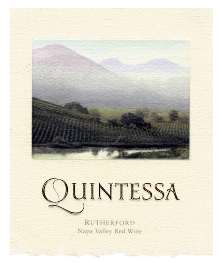 Quintessa 2001 Front Label