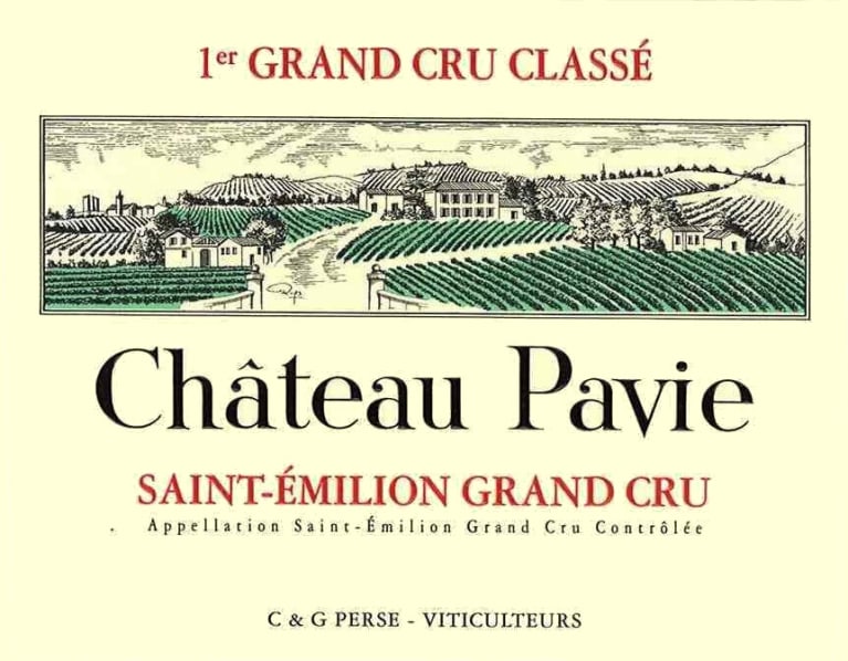 Chateau Pavie 2019 Front Label