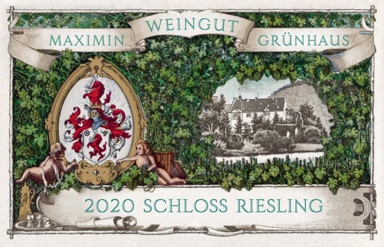Maximin Grunhaus Schloss Riesling 2020 Front Label