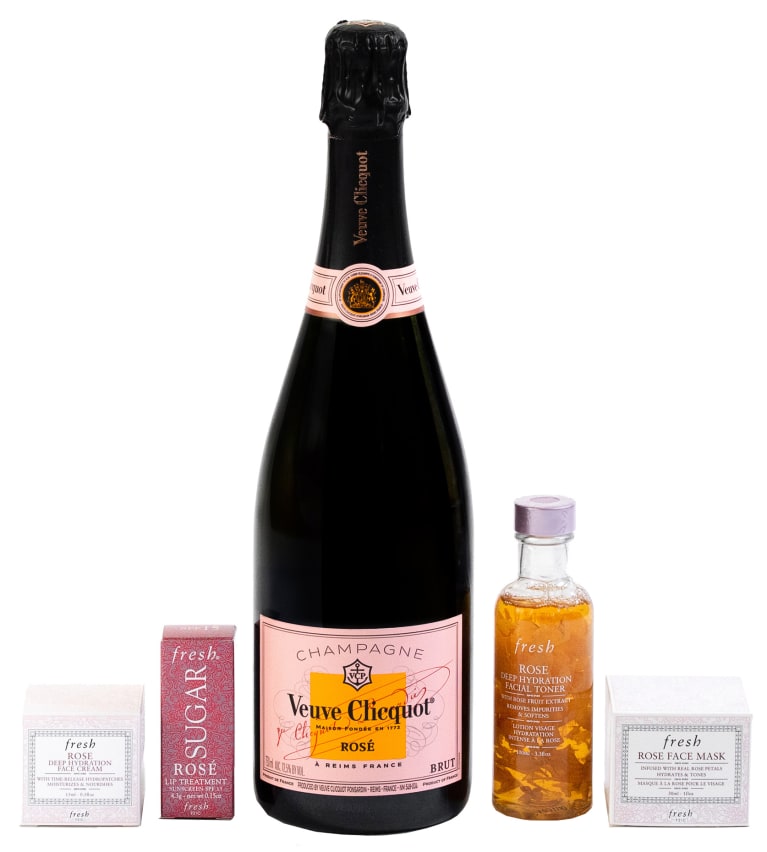 Veuve Clicquot & Fresh Cosmetics: Relax & Rose Gift Set Gift Product Image