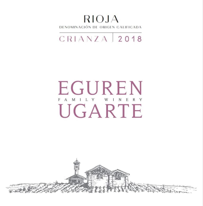 Eguren Ugarte Crianza 2018 Front Label