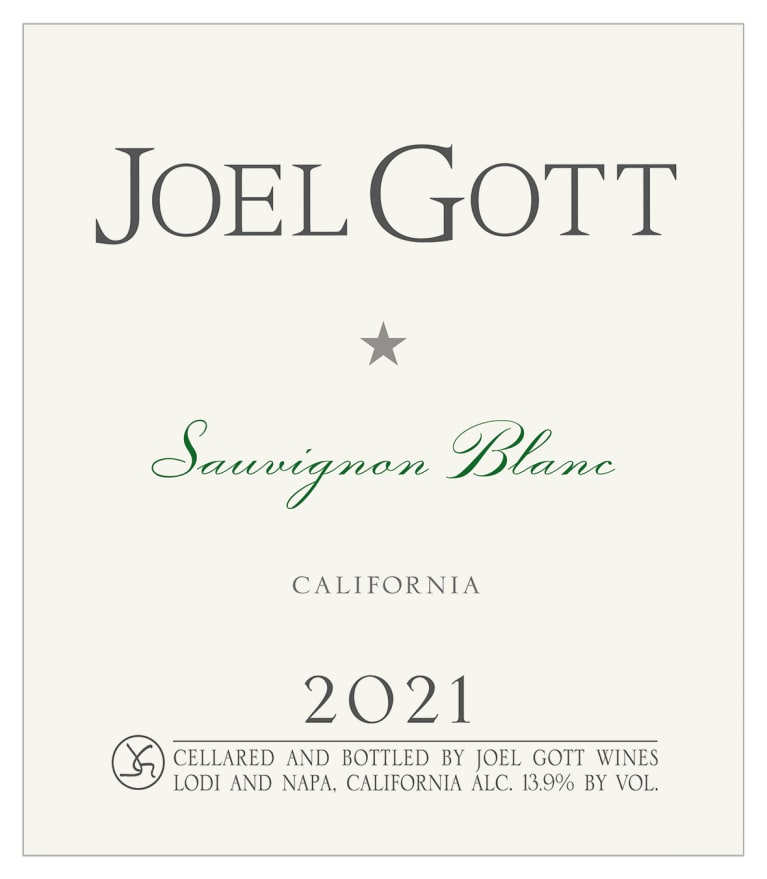 Joel Gott Sauvignon Blanc 2021 Front Label
