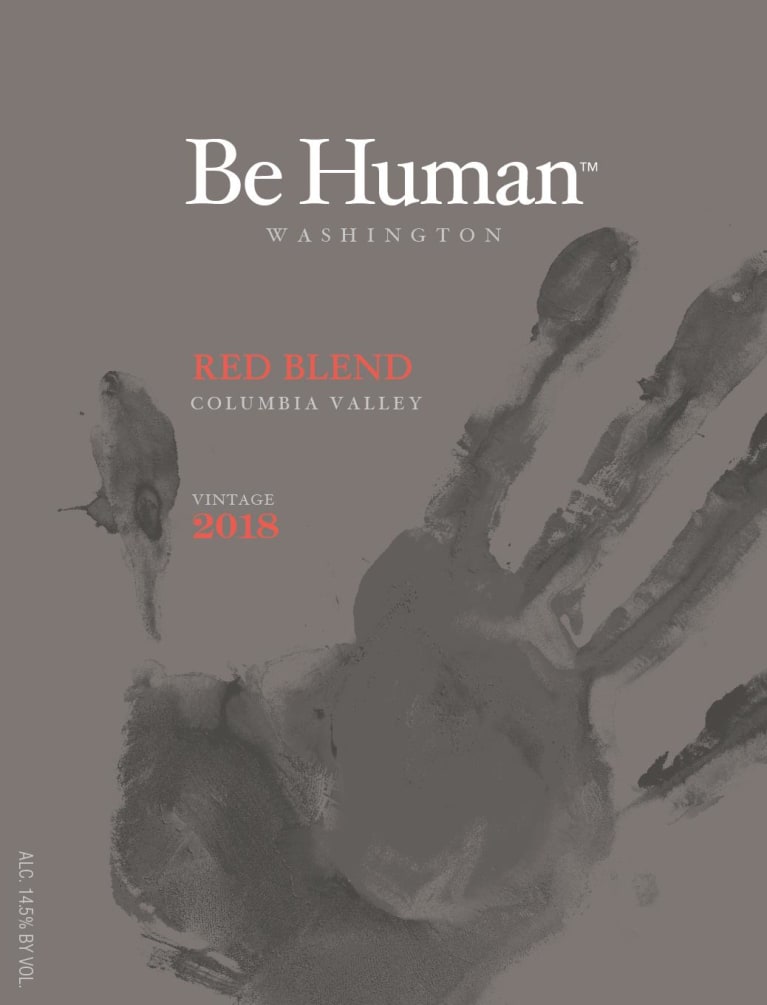 Be Human Red Blend 2018 Front Label