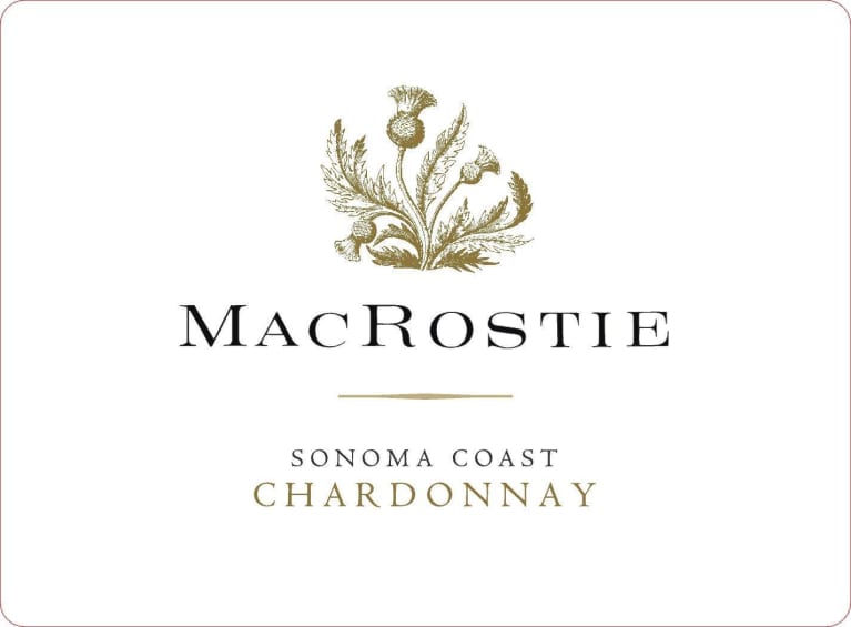 MacRostie Sonoma Coast Chardonnay 2019 Front Label