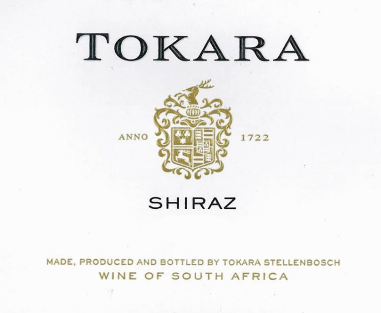 Tokara Shiraz 2019 Front Label