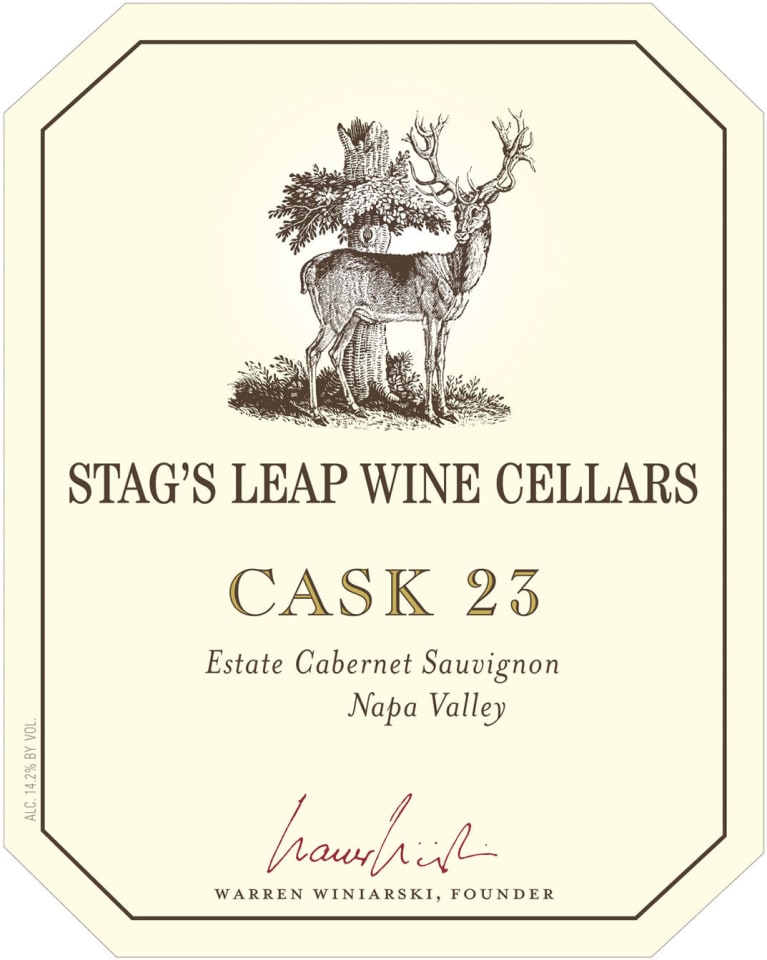 Stag's Leap Wine Cellars Cask 23 Cabernet Sauvignon 2000 Front Label