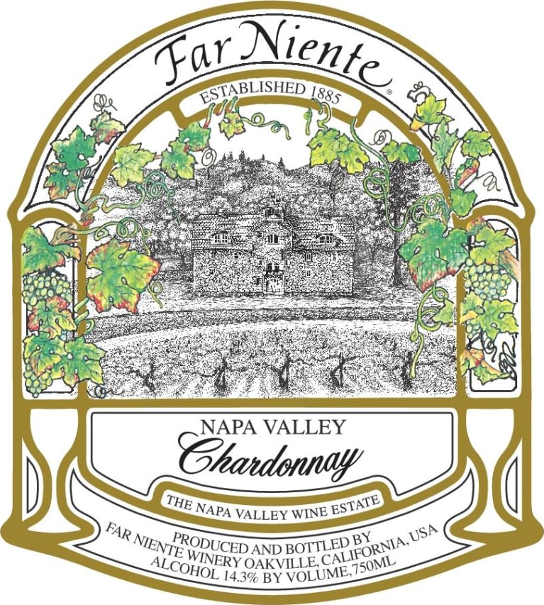 Far Niente Chardonnay 2021 Front Label