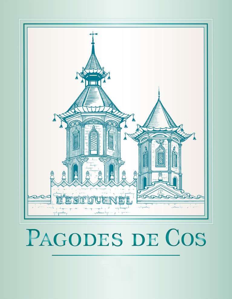 Chateau Cos d'Estournel Pagodes de Cos Blanc (Futures Pre-Sale) 2020 Front Label