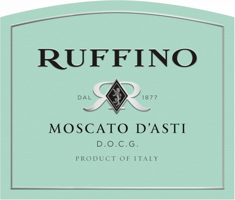Ruffino Moscato d'Asti 2021 Front Label