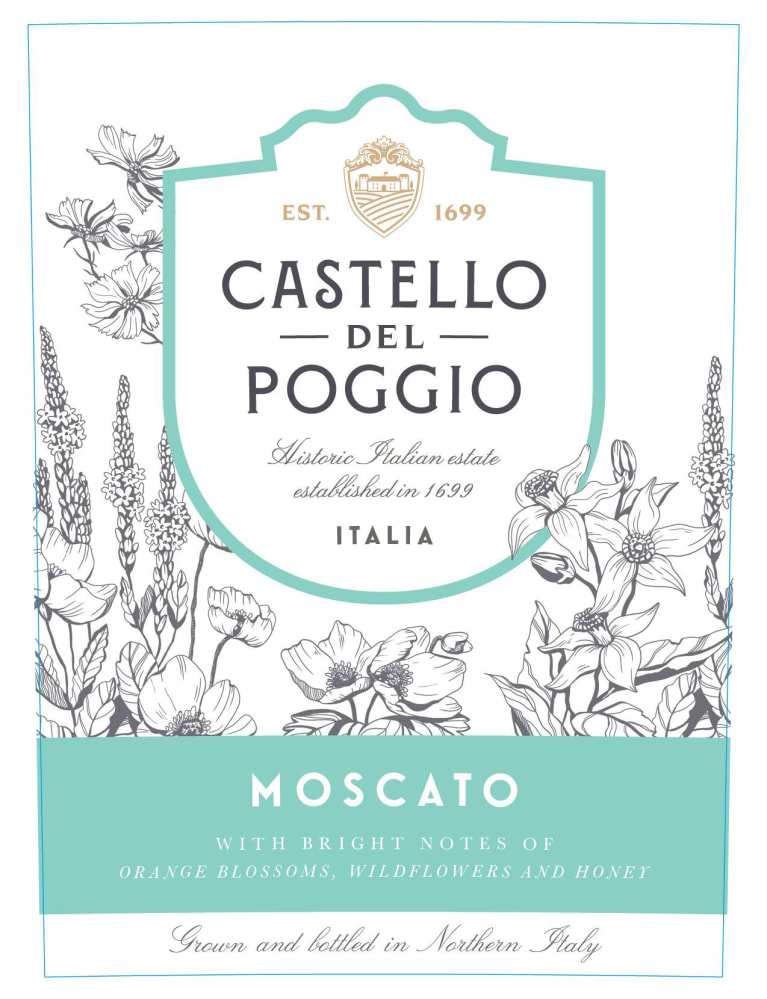 Castello del Poggio Moscato Provincia di Pavia Front Label