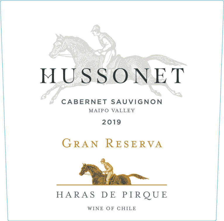 Haras de Pirque Hussonet Gran Reserva Cabernet Sauvignon 2019 Front Label
