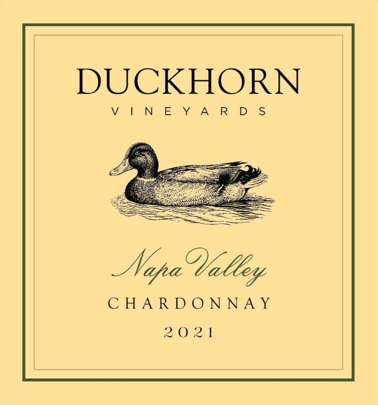 Duckhorn Napa Valley Chardonnay 2021 Front Label