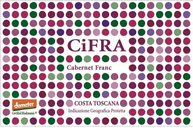 Duemani CiFRA Cabernet Franc 2020 Front Label
