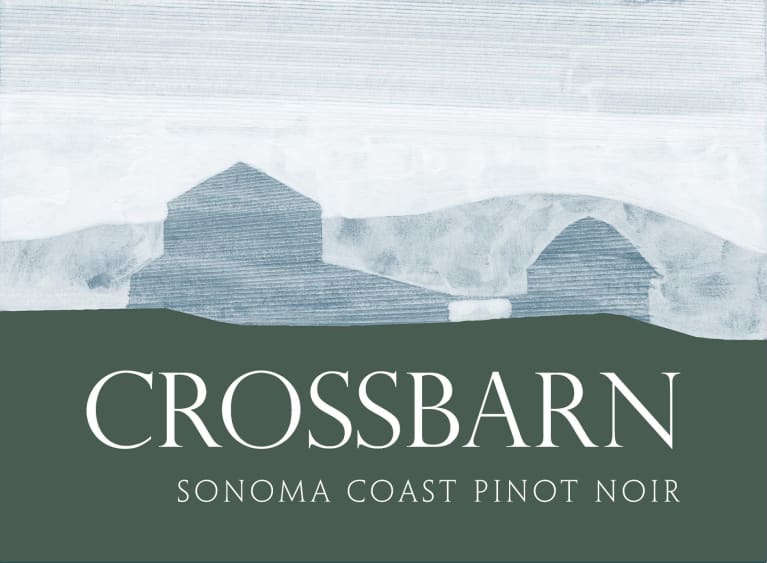 Crossbarn Sonoma Coast Pinot Noir 2019 Front Label